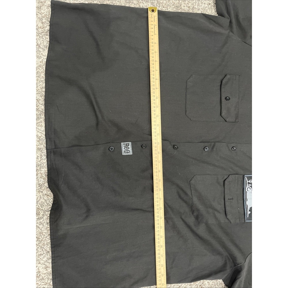 Men's Ride‎ Or Die Botton down short sleeve shirt (1876) - Picture 5 of 7
